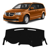 KUST front view of black dash cover showing fit and protection benefit