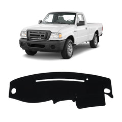 KUST front view of dash cover showing fit and clean finish for protection