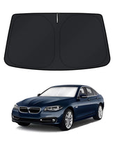 KUST front packaging for BMW 5 Series shade showing fit and branding benefits