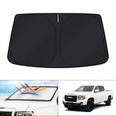 KUST front packaging showing custom-fit windshield cover and easy install benefit
