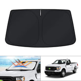 KUST front packaging showing windshield shade and fit benefits