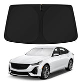 KUST front view on CT5 windshield showing full coverage and protection