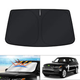 KUST front view showing full windshield coverage and precise fit for Range Rover L405