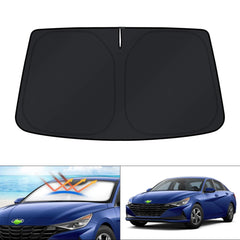 KUST front view of shade showing edge-to-edge fit and perfect coverage