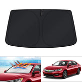 KUST front view installed on Honda Accord blocking sun and reducing cabin heat