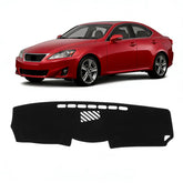 KUST front view installed on Lexus IS dashboard shows clean protection and improved look