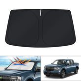KUST front view showing full windshield fit and sun protection benefit