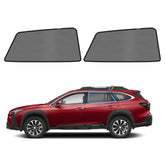 KUST front view of rear shade fitted for Outback, reduces glare