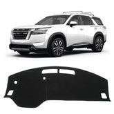 KUST black dash cover front view showing clean fit and aesthetic benefit