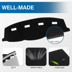 KUST pre-cut vent openings preserving dashboard functions and proper airflow