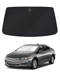 KUST windshield front view fitted on Chevy Volt protects interior from sun