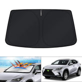 KUST front view full coverage on NX windshield showing precise fit and UV protection