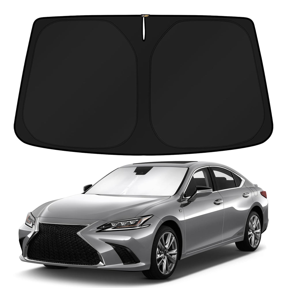 KUST front view fitted on Lexus ES windshield showing full coverage and protection