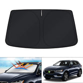 KUST front windshield fit showing full coverage and cooler cabin benefit