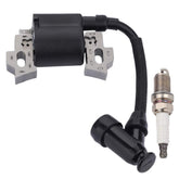 Kuupo ignition coil front view showing mounting tabs for easy replacement