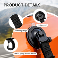 KVNTOOLS 360 degree rotating hook detail showing flexible strap alignment