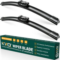 KVQ front packaging showing the Transit-specific wiper set and fitment benefit