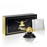 Kwak's gold dashboard air freshener front view adds joyful decor and soft scent