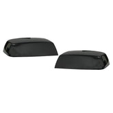 KYYET front view of gloss black mirror caps showing fit and finish benefit