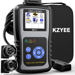KZYEE KC601 front display showing codes and clear results for quick diagnosis