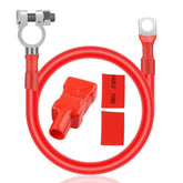 LABARAIN front view of 22in positive battery cable showing connectors and insulation for reliable power