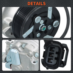 labwork compressor installed in Civic engine bay demonstrating direct-fit