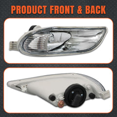 labwork clear lens showing beam pattern for improved road visibility