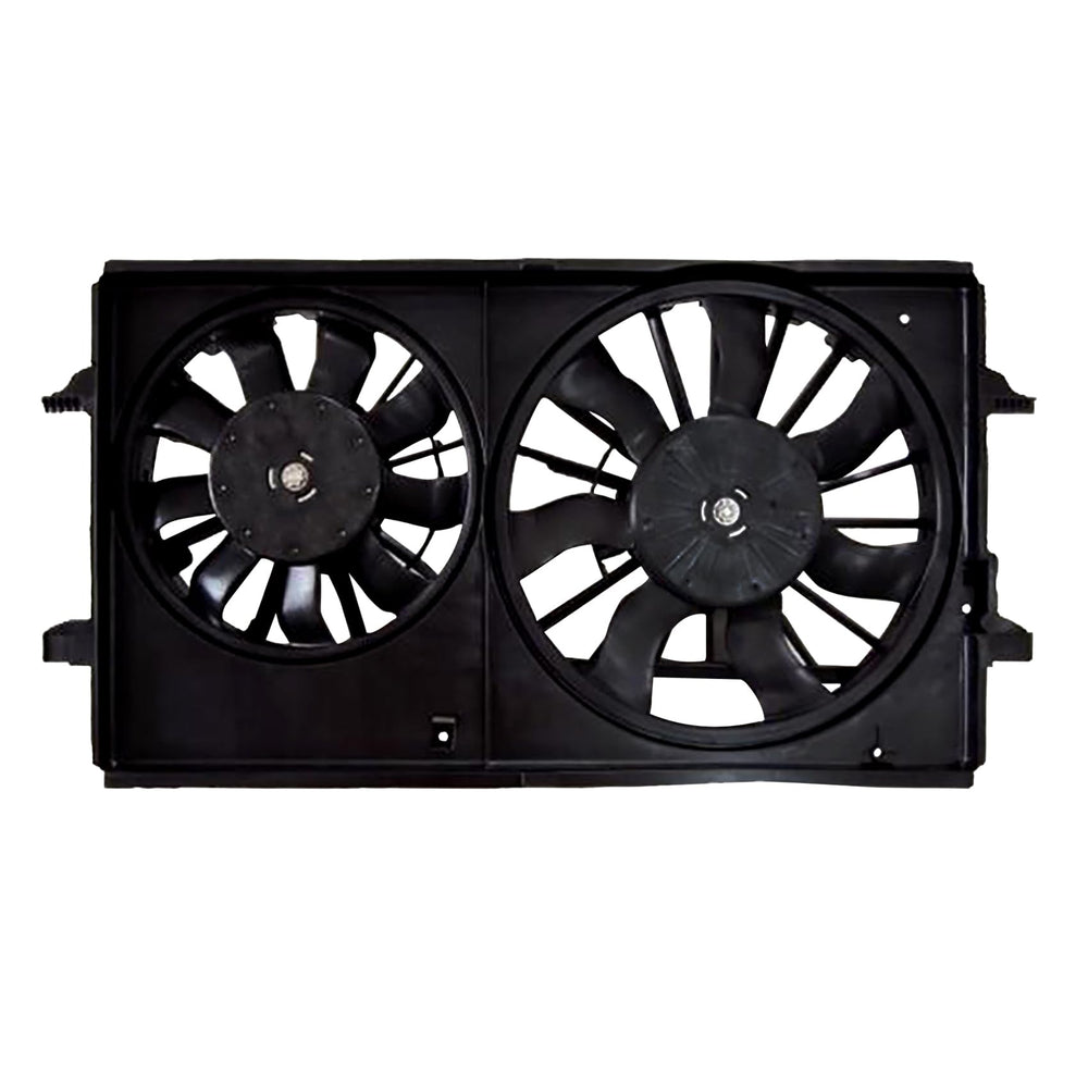 labwork front assembly view showing full fan and shroud, restores cooling efficiency