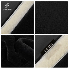 LACDL installed on car seatbelt illustrating padded shoulder comfort