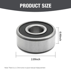 laffoonparts bearing side profile highlighting bore size for accurate fitment