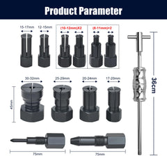 LainKeen collet close-up showing expandable teeth and durable alloy steel for secure grip benefit