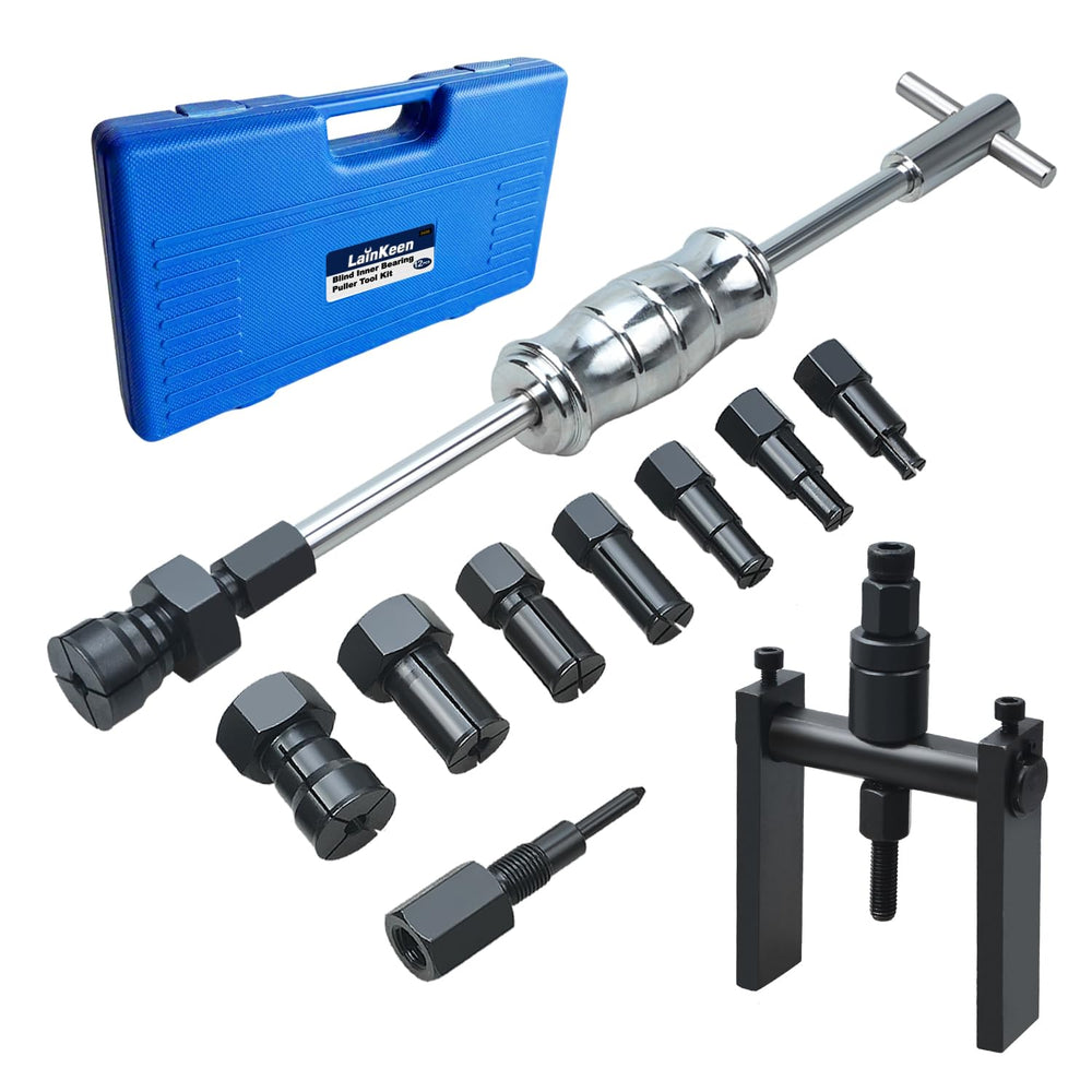 LainKeen front view of puller kit showing components and case, clear organization benefit
