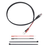 Lakapre front packaging of RJ11 hardwire kit showing kit contents and tidy look