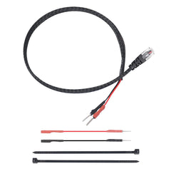 Lakapre front packaging of RJ11 hardwire kit showing kit contents and tidy look