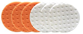 Lake Country front view of six 5.5 inch pads showing kit and benefits