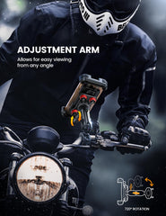 lamicall angle adjustment arm detail showing 720° rotation for ideal viewing