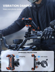 Lamicall close-up of dual vibration dampener illustrating reduced camera shake benefit