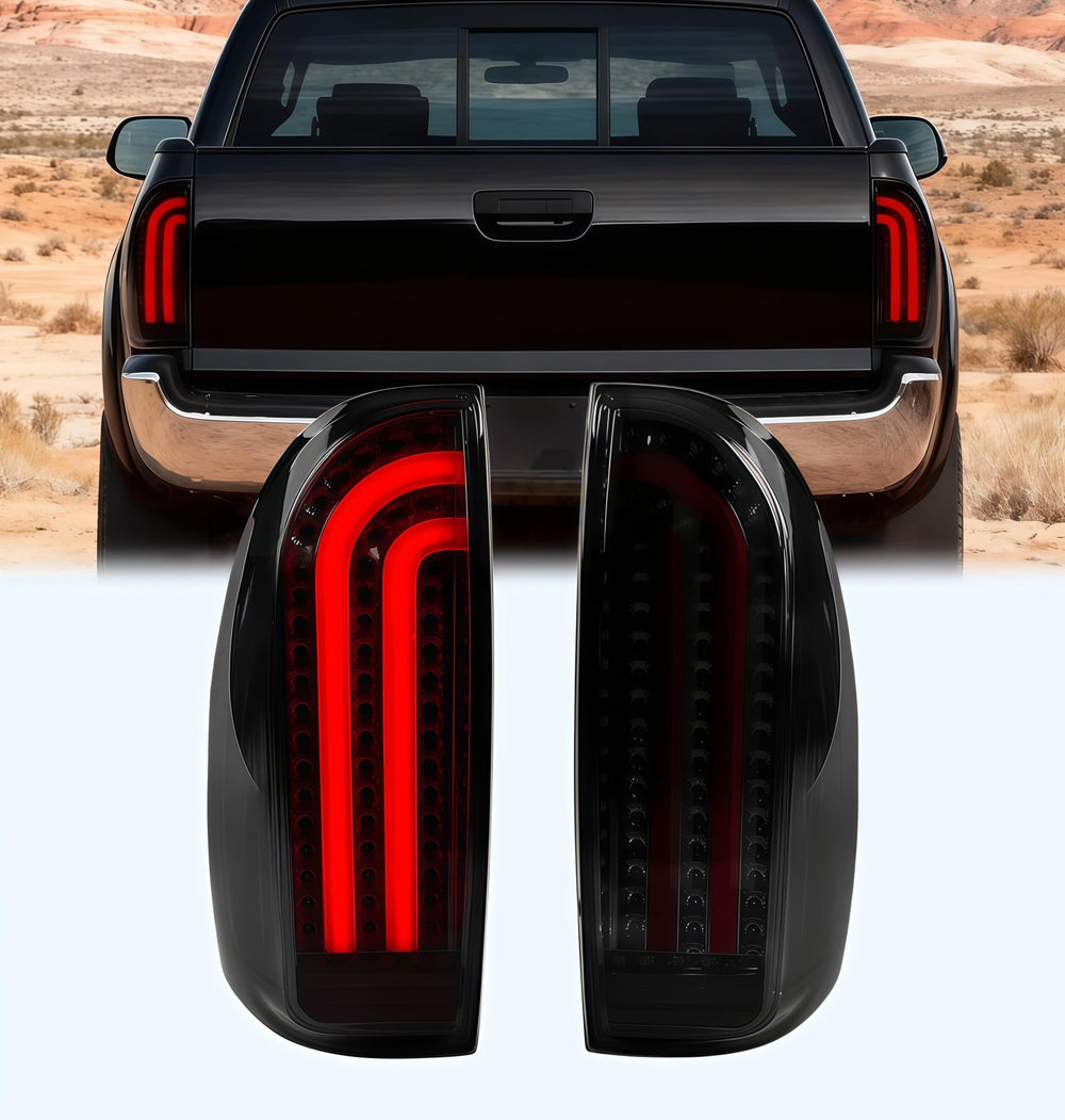 LANDWAKE front assembly showing smoked lens and aggressive styling for improved rear appearance