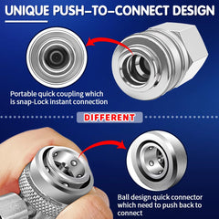Langina adapter thread detail for 3/4 inch GHT garden hose showing durable brass construction and corrosion resistance