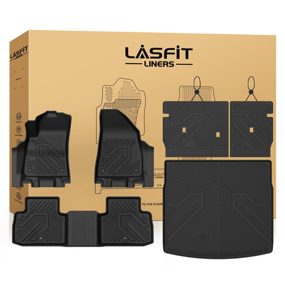 LASFIT front mats installed in 2026 Jeep Cherokee Hybrid protecting footwell