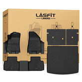 LASFIT front mats installed in 2026 Jeep Cherokee Hybrid protecting footwell