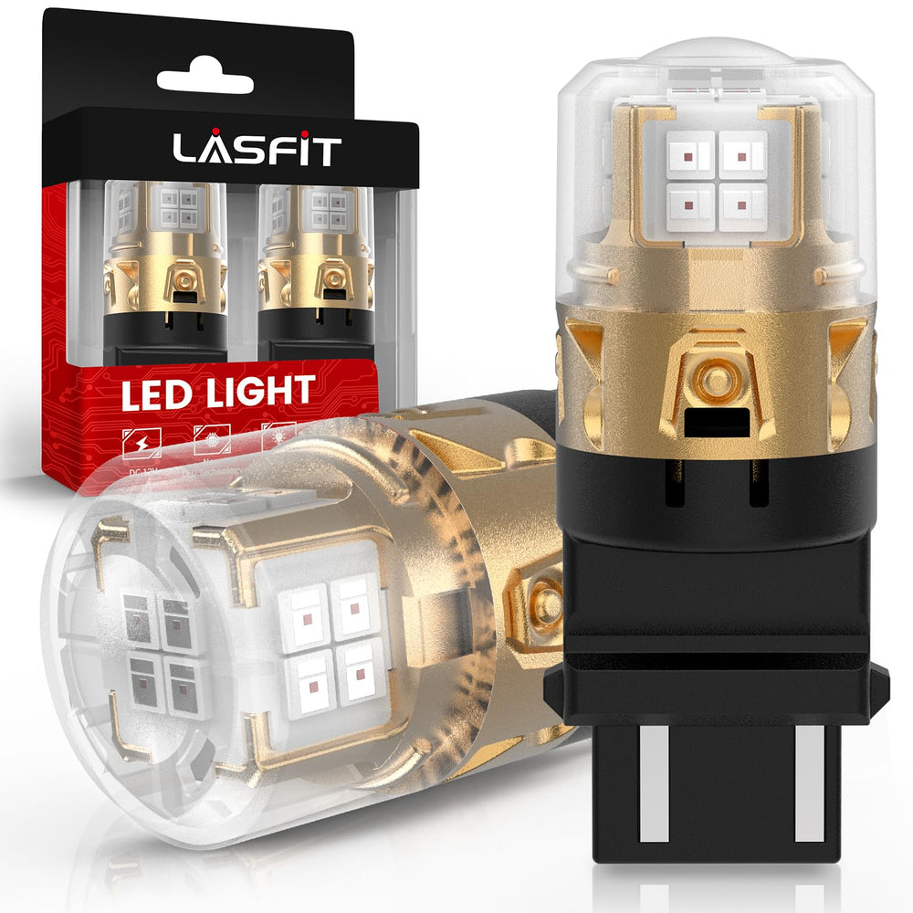 LASFIT front view of 3157 two-pack shows clear packaging and easy installation benefit