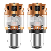 LASFIT front view of 1157 D2 bulb showing plug-and-play fit and improved visibility
