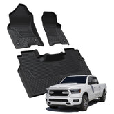 LASFIT front driver-side mat showing precise fit and full protection