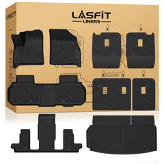 LASFIT front floor mat in Chevy Traverse showing tailored fit and clean protection