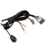 LASFIT wiring harness front packaging showing included components and benefit clear contents