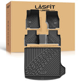 LASFIT front mats installed showing precise driver and passenger fit and protection