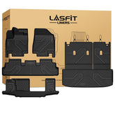 LASFIT front row installed in Nissan Pathfinder showing precise fit and protection