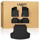 LASFIT front row mats fitted in Hyundai Sonata showing full coverage and protection