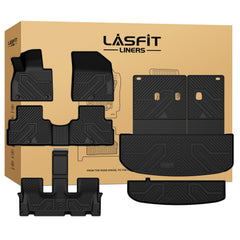 LASFIT front row mats installed in Palisade showing precise fit and protection